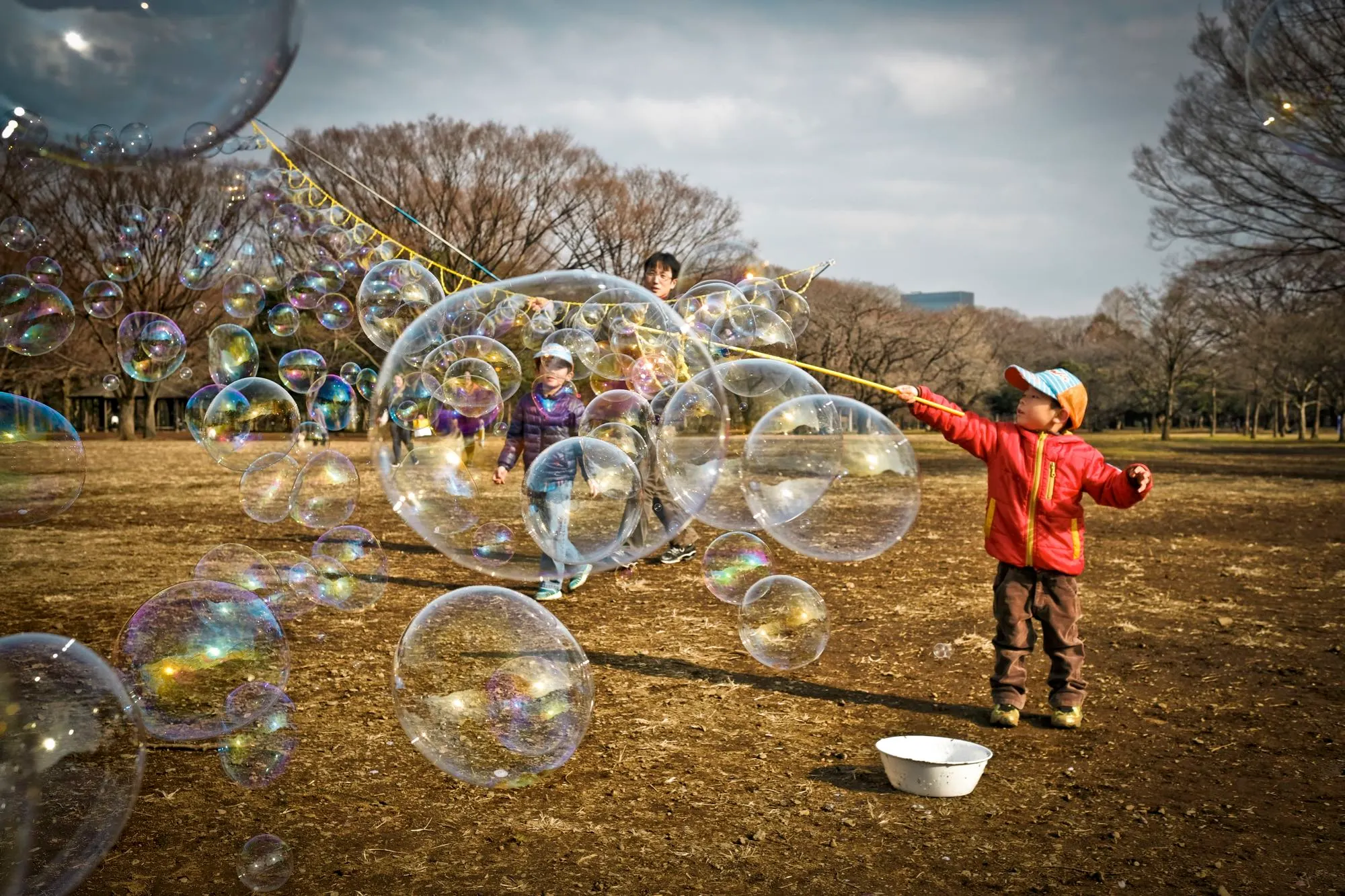 Bubble boy, Shibuya, Tokyo, Japon, 2018.