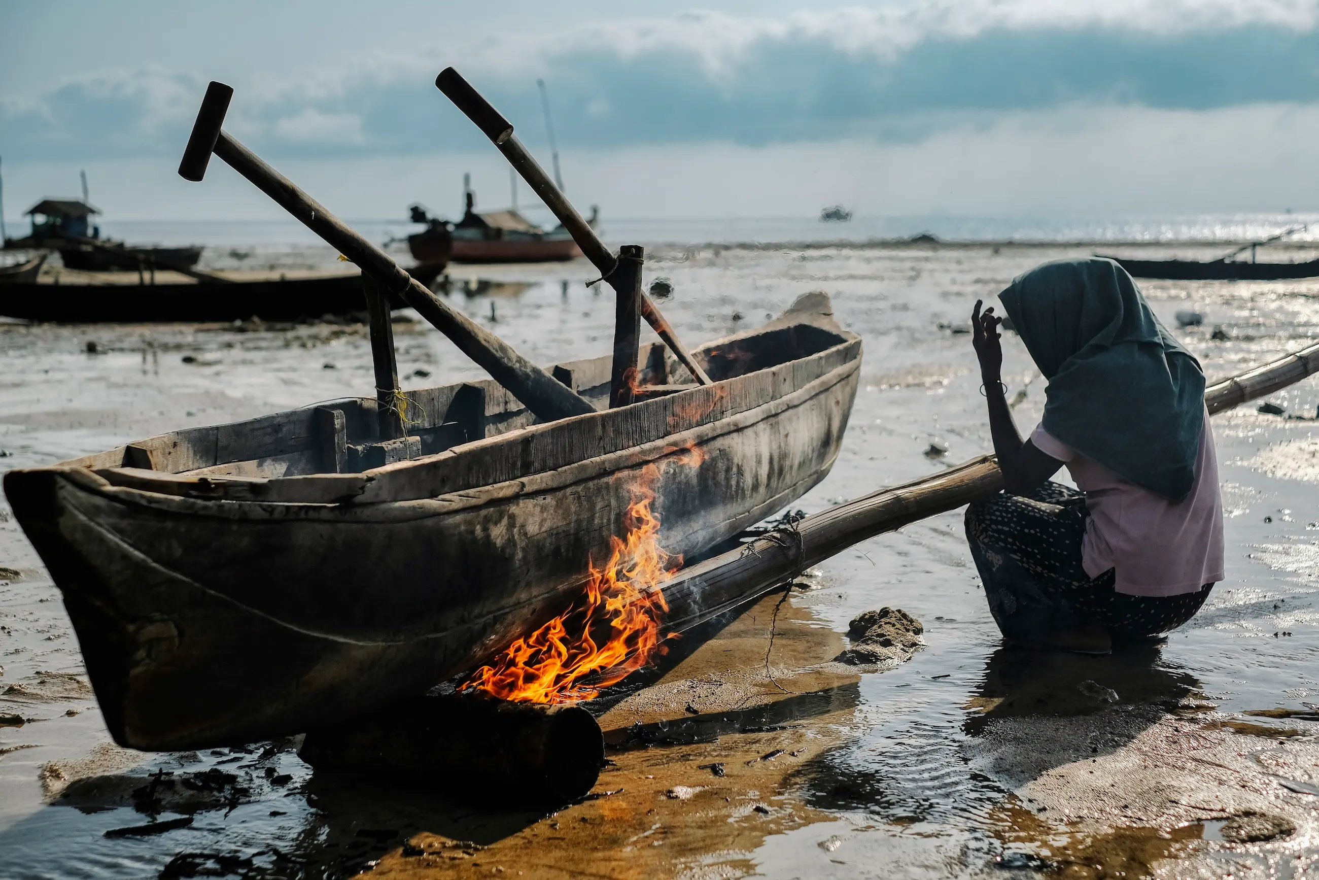 Le feu et l'eau, Archipel de Mergui, Birmanie, 2017.