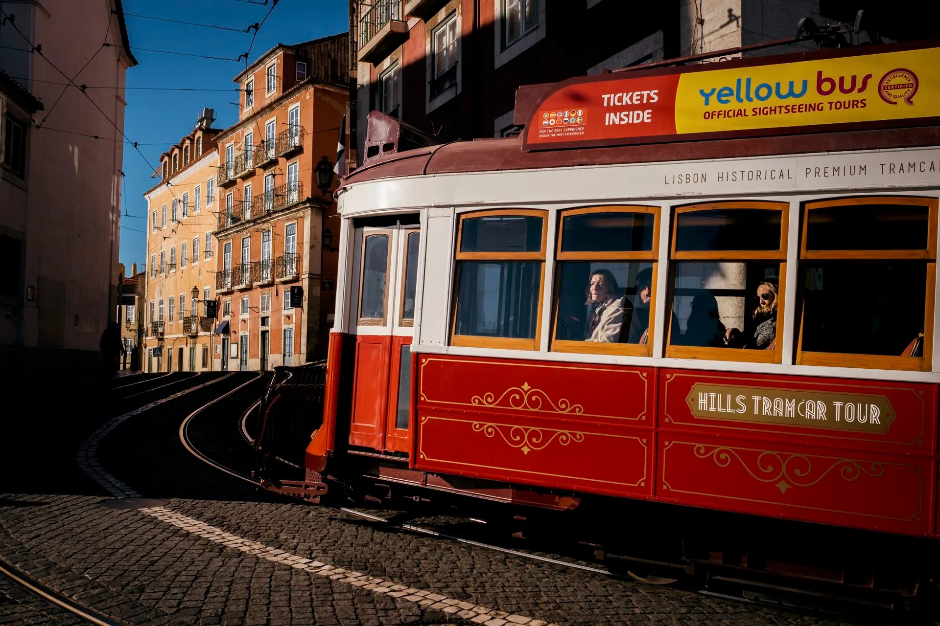 Tramway, Lisbonne, Portugal, 2018.